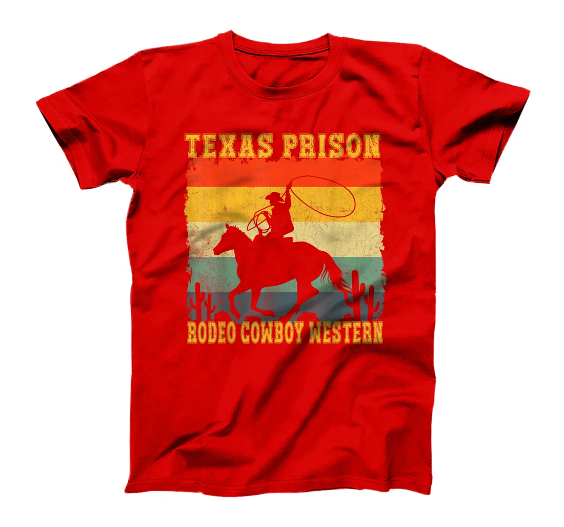 Texas Prison Rodeo Cowboy Western T-Shirt