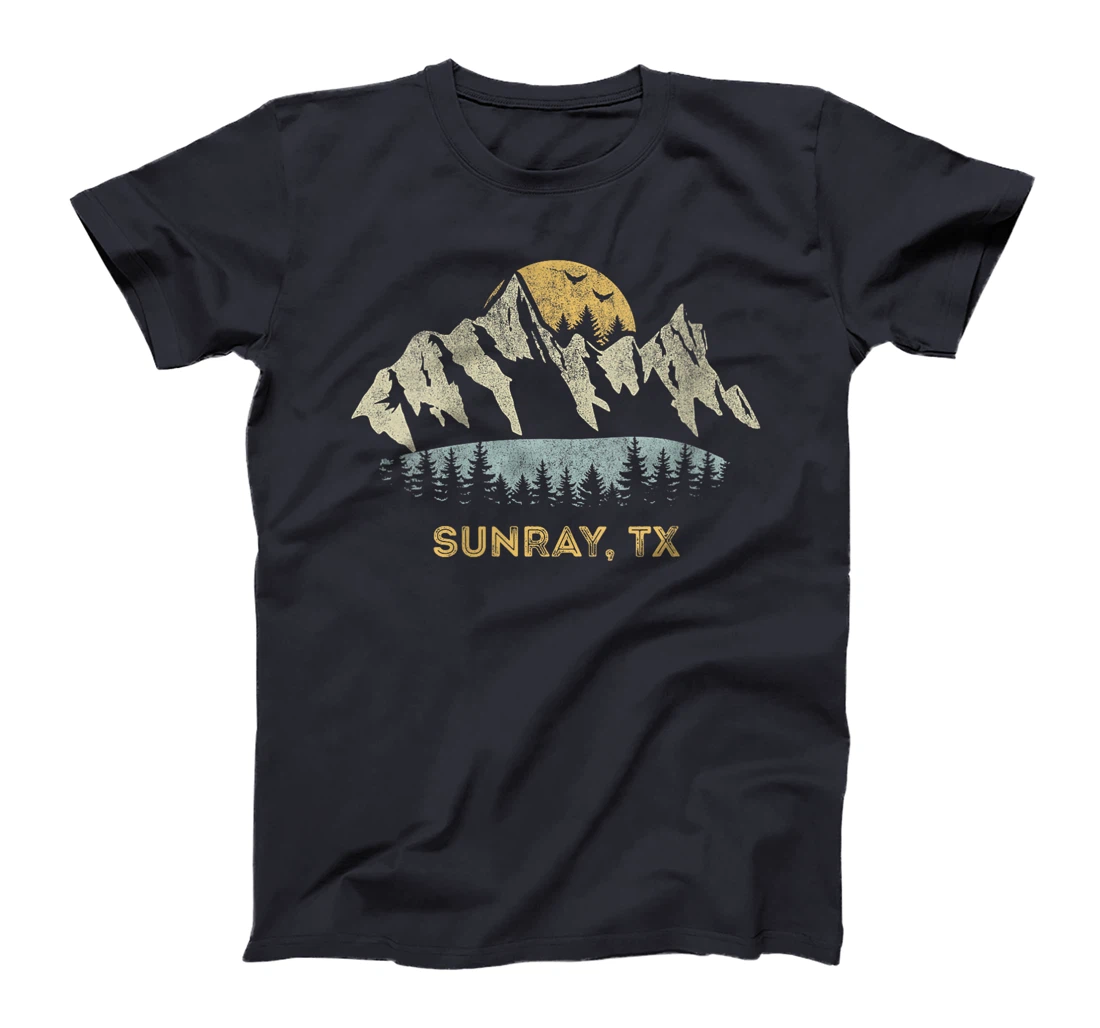 Womens Sunray Texas Mountain Sunset Sunrise TX T-Shirt