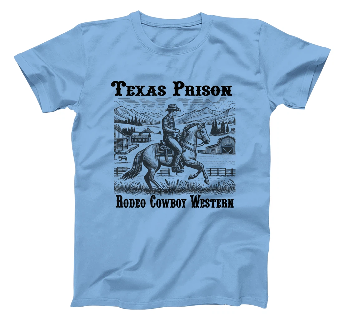 Texas Prison Rodeo Cowboy Western T-Shirt
