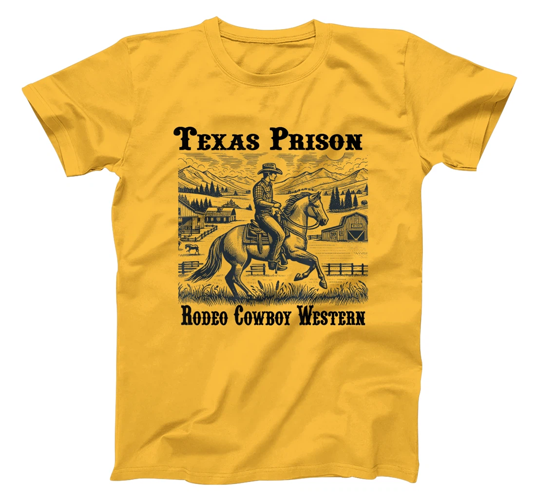 Texas Prison Rodeo Cowboy Western T-Shirt