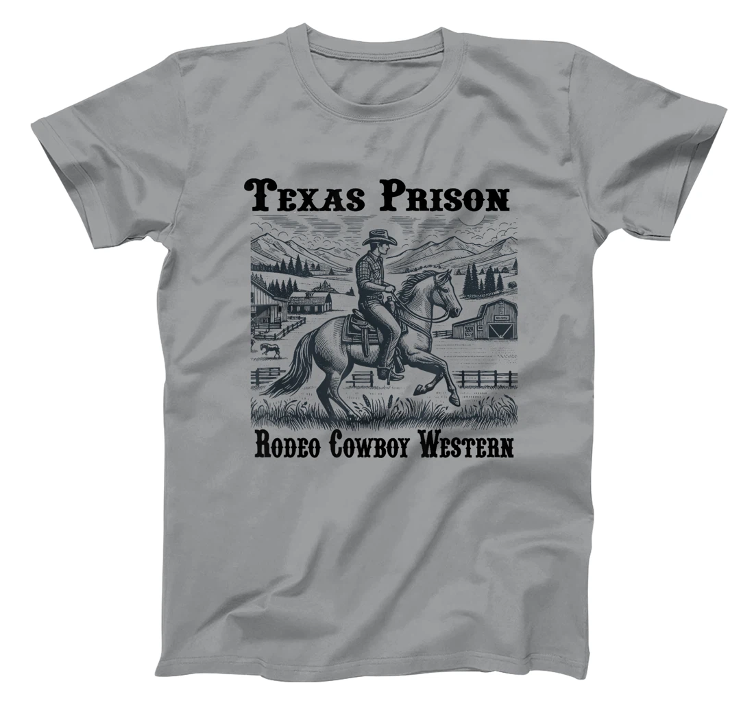 Texas Prison Rodeo Cowboy Western T-Shirt