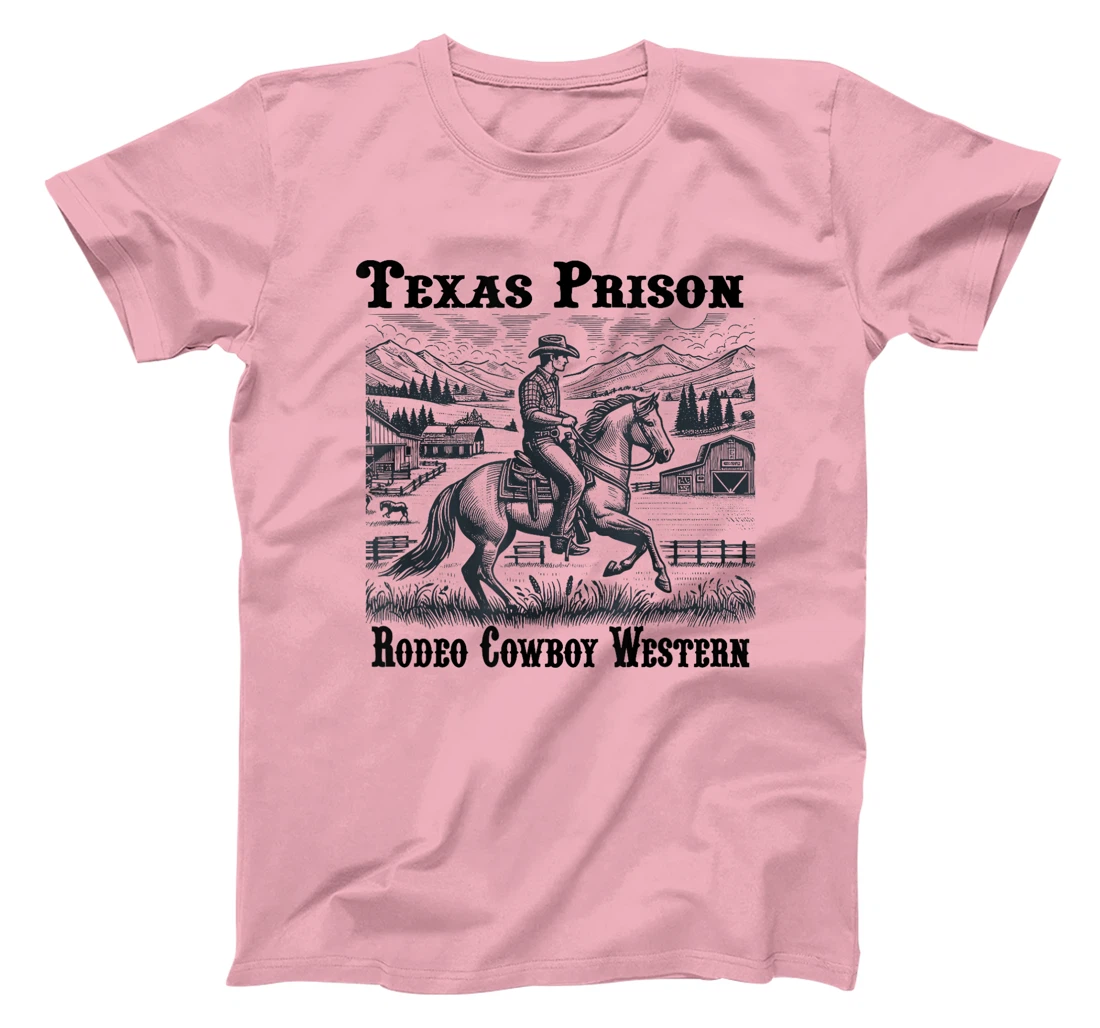 Texas Prison Rodeo Cowboy Western T-Shirt