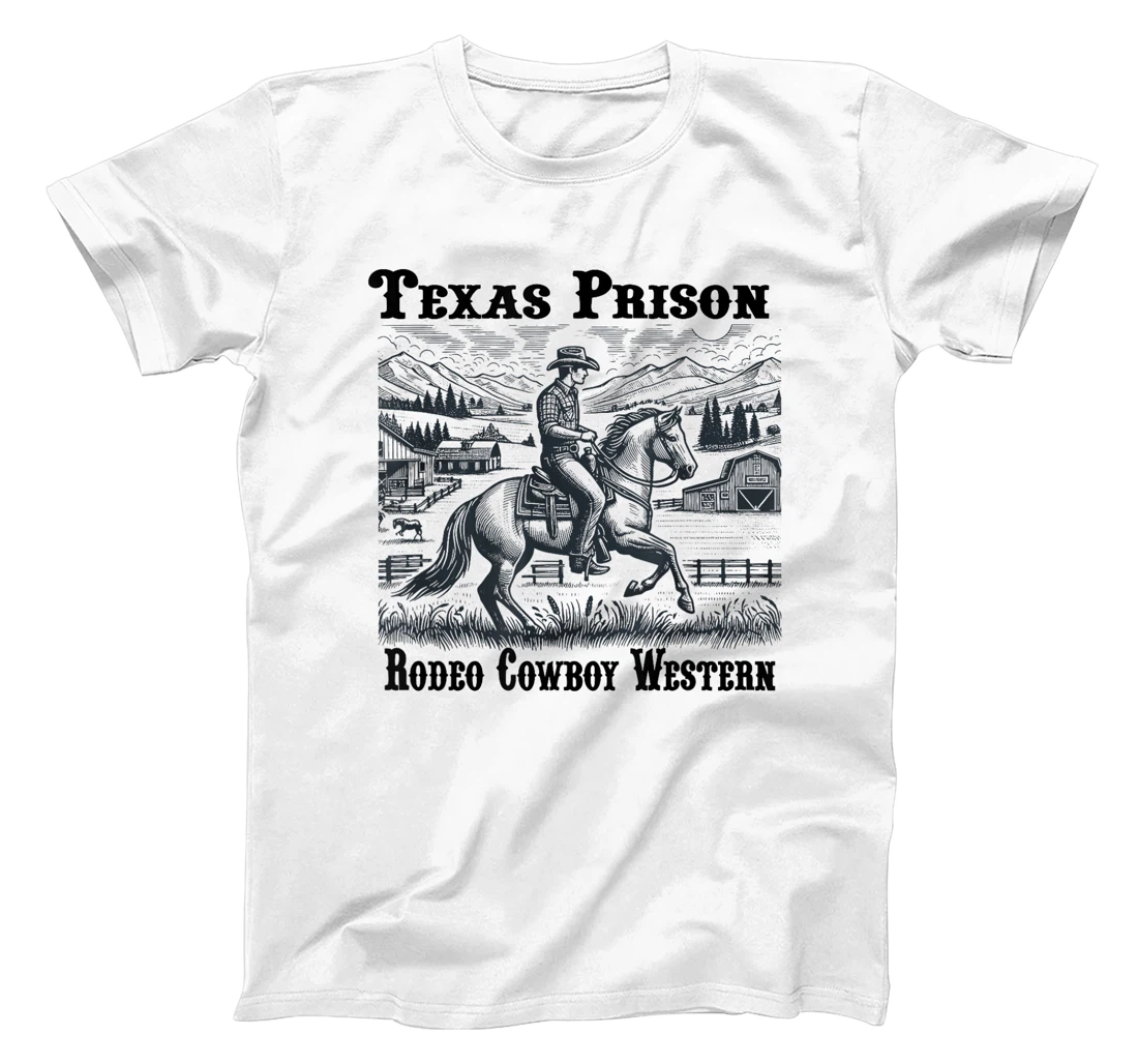 Texas Prison Rodeo Cowboy Western T-Shirt