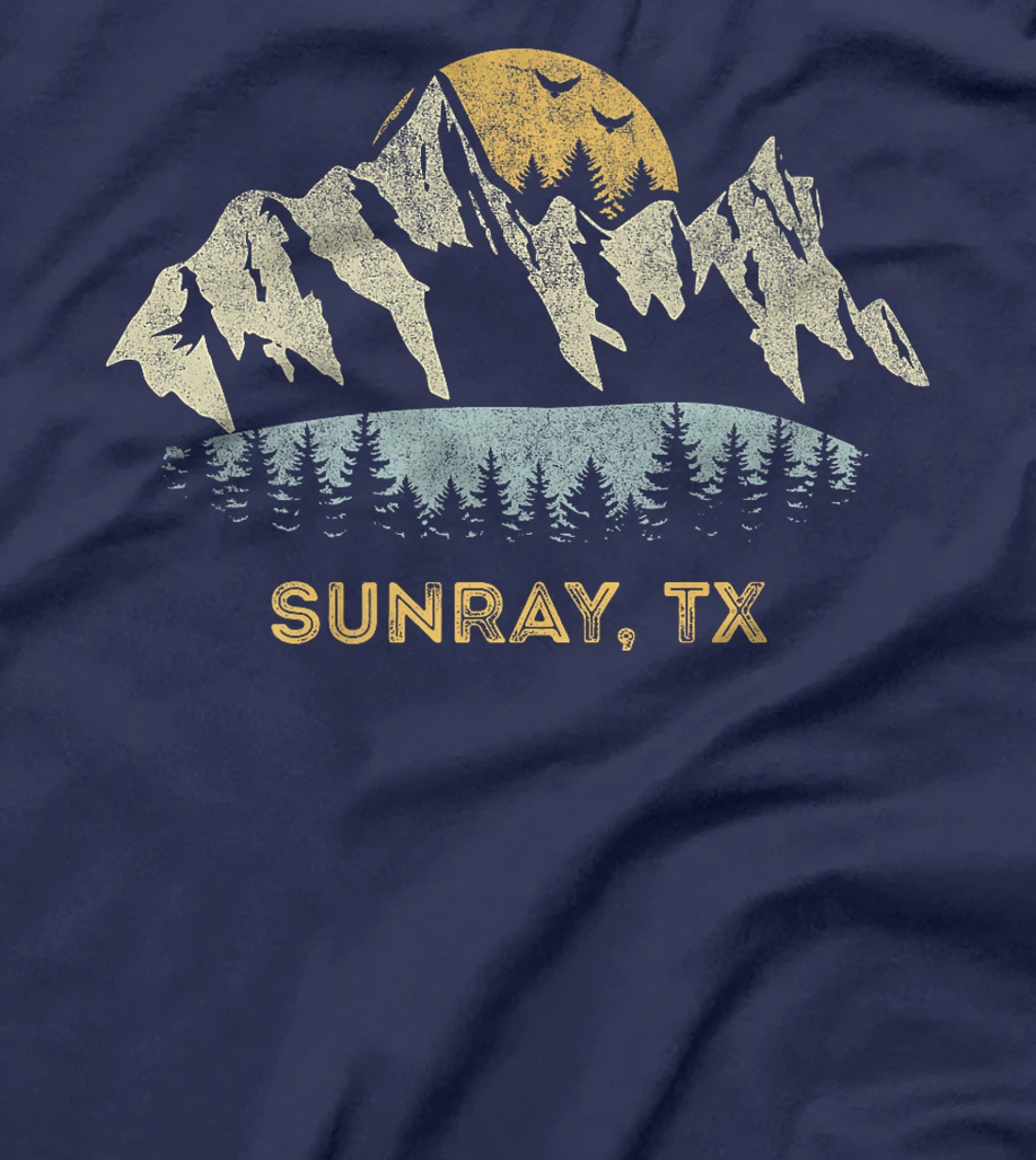 Sunray Texas Mountain Sunset Sunrise TX Premium T-Shirt