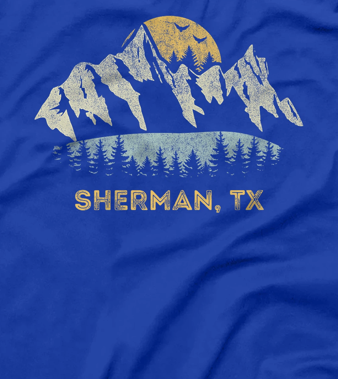 Sherman Texas Mountain Sunset Sunrise TX Premium T-Shirt