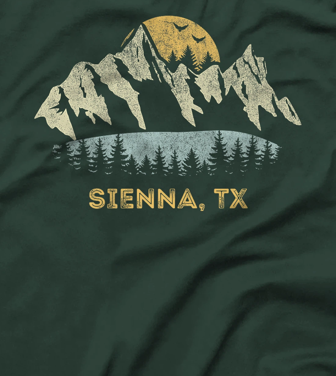Sienna Texas Mountain Sunset Sunrise TX Premium T-Shirt