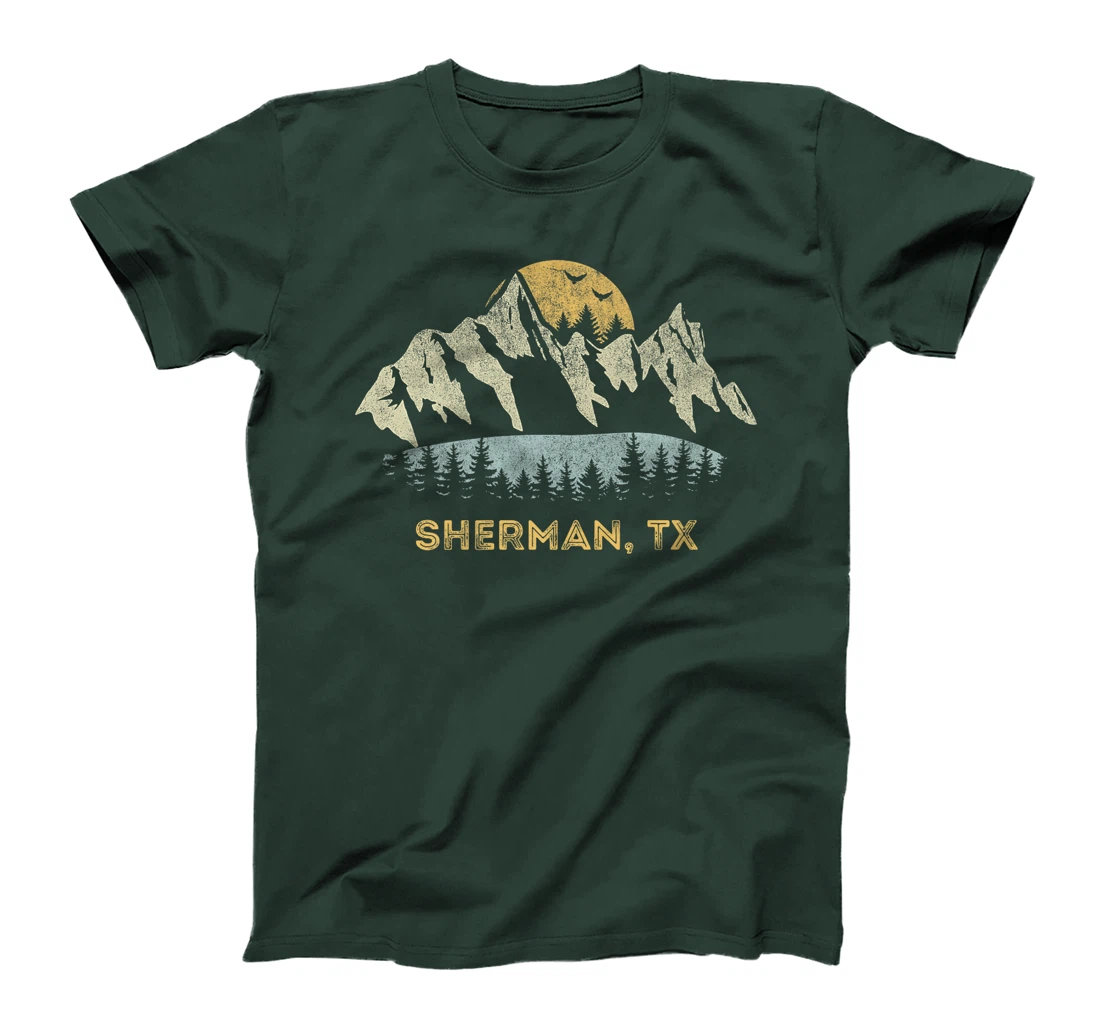 Sherman Texas Mountain Sunset Sunrise TX Premium T-Shirt