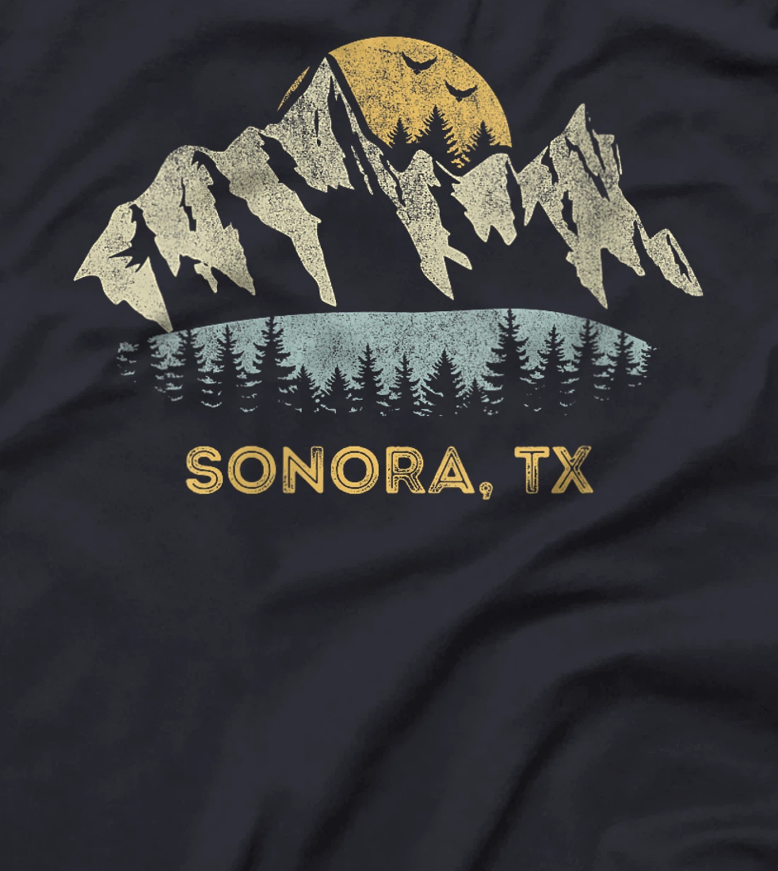 Womens Sonora Texas Mountain Sunset Sunrise TX T-Shirt