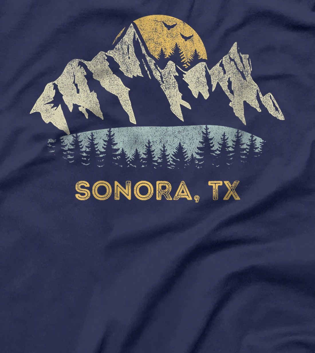 Womens Sonora Texas Mountain Sunset Sunrise TX T-Shirt