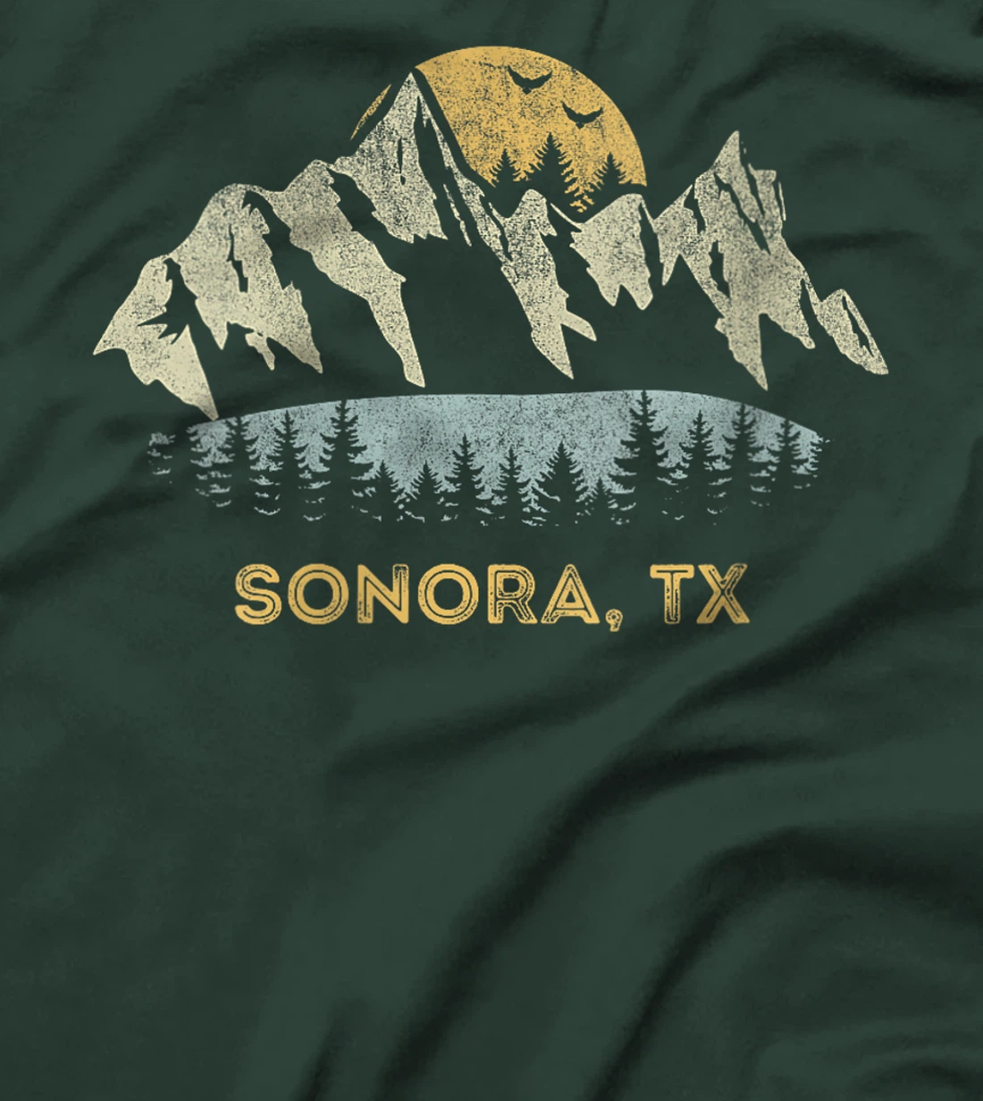Womens Sonora Texas Mountain Sunset Sunrise TX T-Shirt