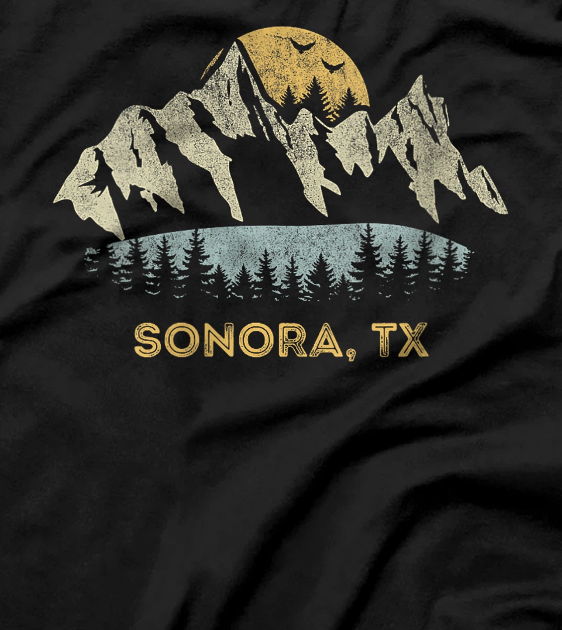 Womens Sonora Texas Mountain Sunset Sunrise TX T-Shirt