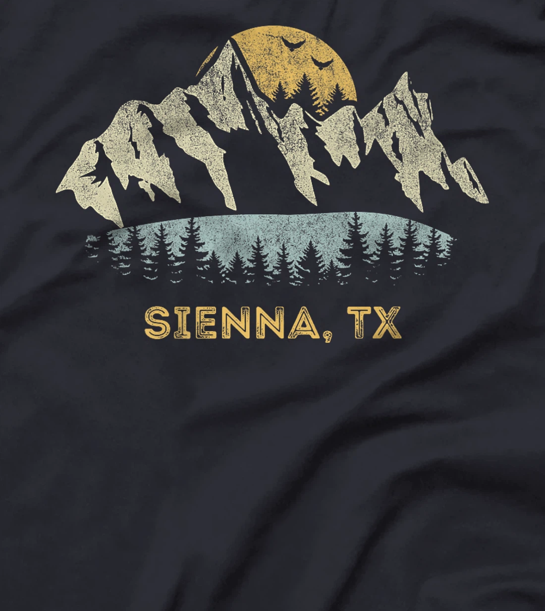 Sienna Texas Mountain Sunset Sunrise TX Premium T-Shirt