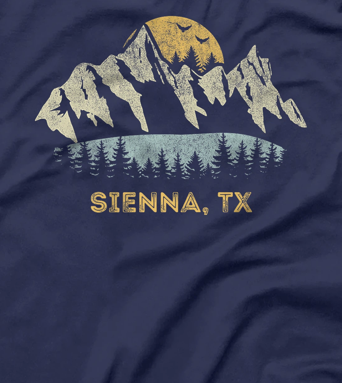 Sienna Texas Mountain Sunset Sunrise TX Premium T-Shirt