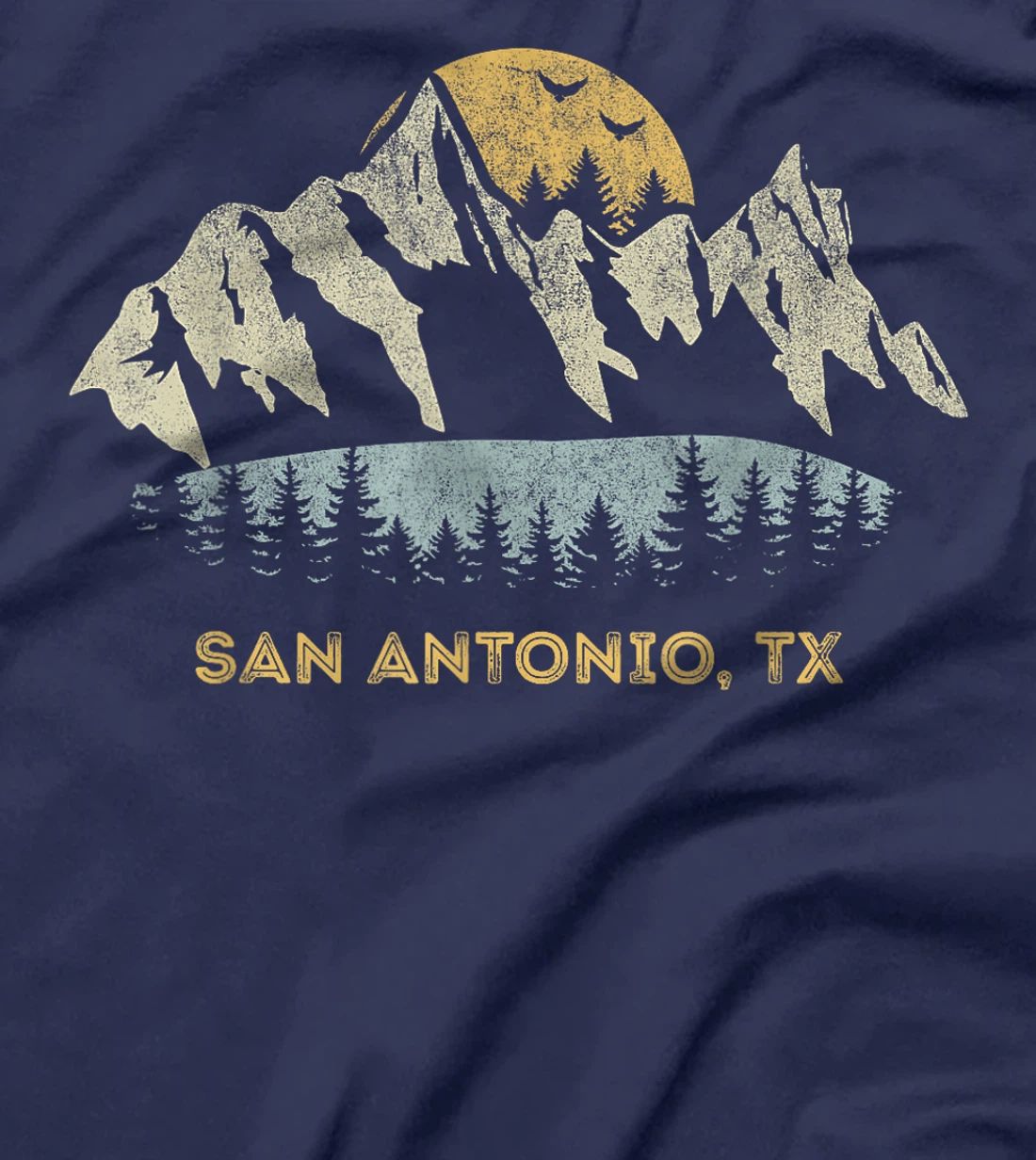 San Antonio Texas Mountain Sunset Sunrise TX T-Shirt