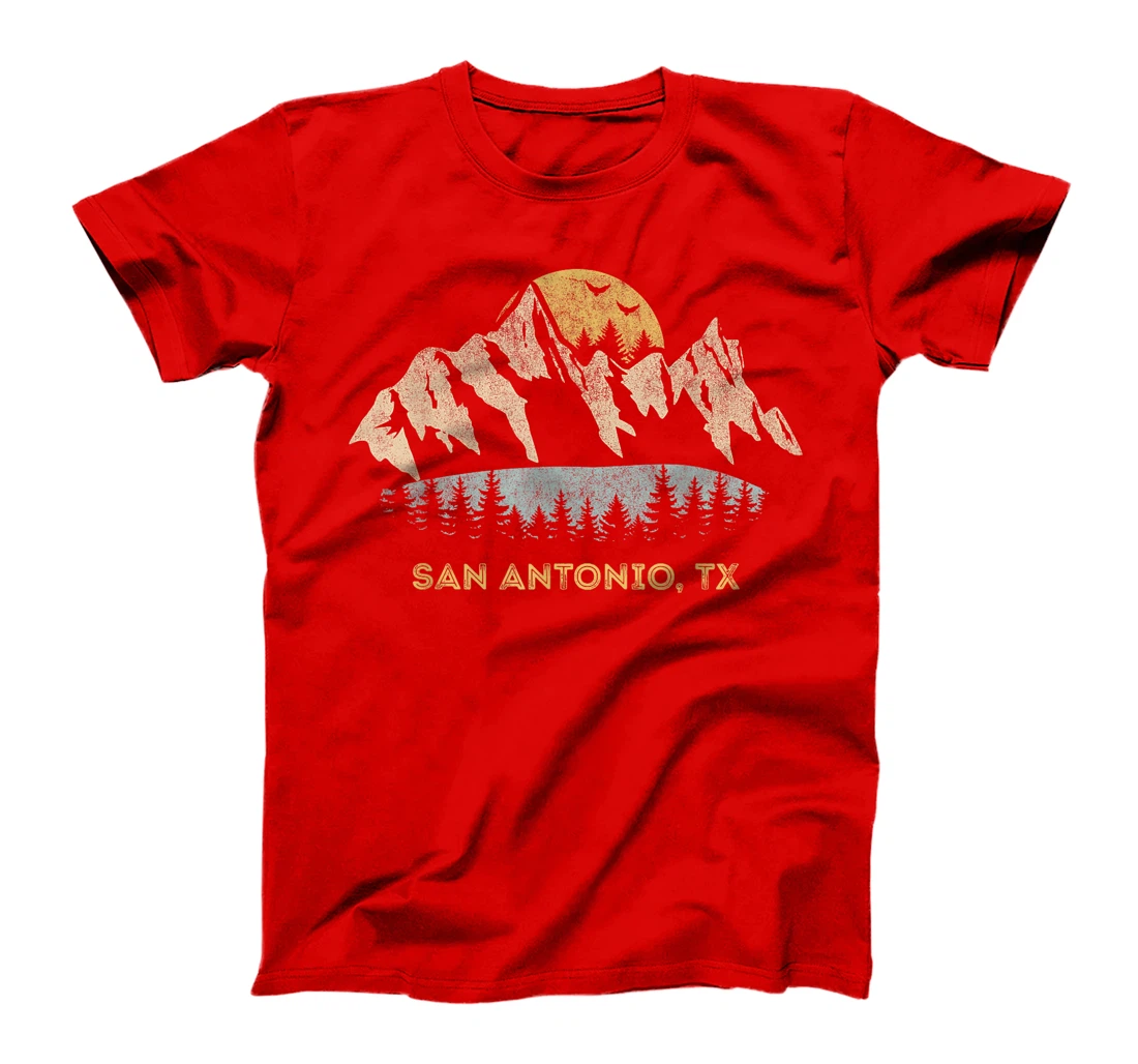 San Antonio Texas Mountain Sunset Sunrise TX T-Shirt