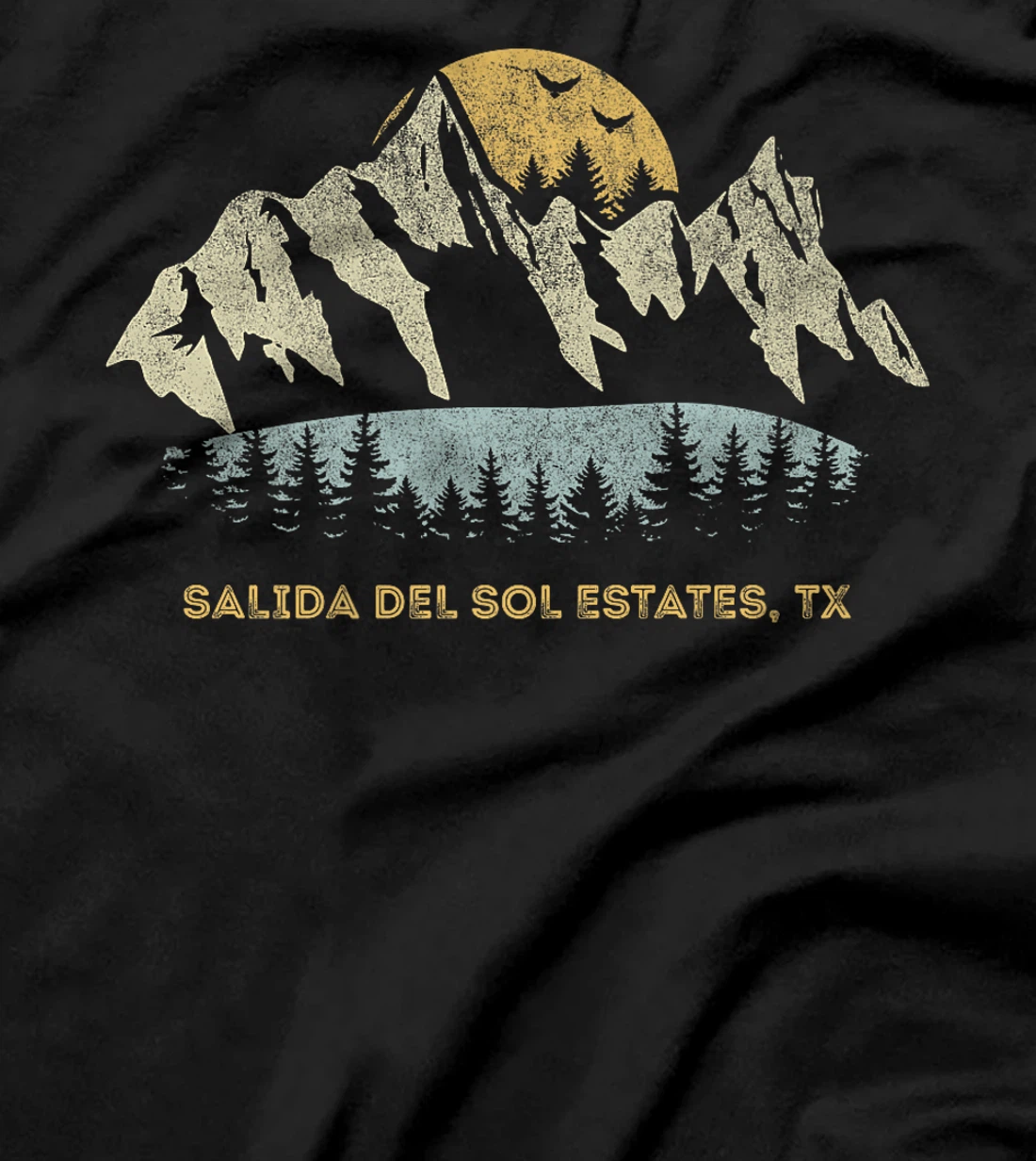 Salida Del Sol Estates Texas Mountain Sunset Sunrise TX Premium T-Shirt