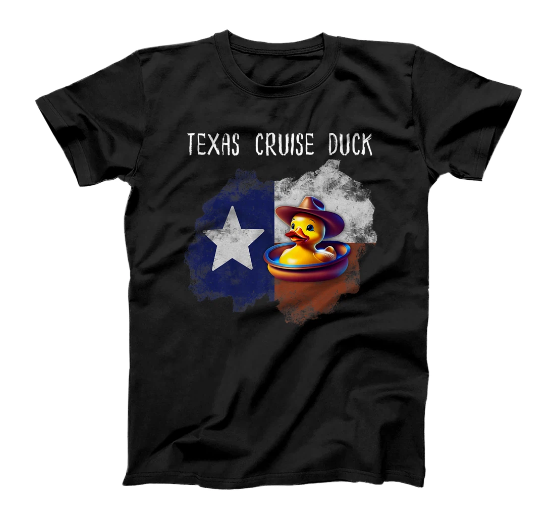 Texas Cruise Duck Star Flag Proud Red White Blue Hat Costume Premium T-Shirt