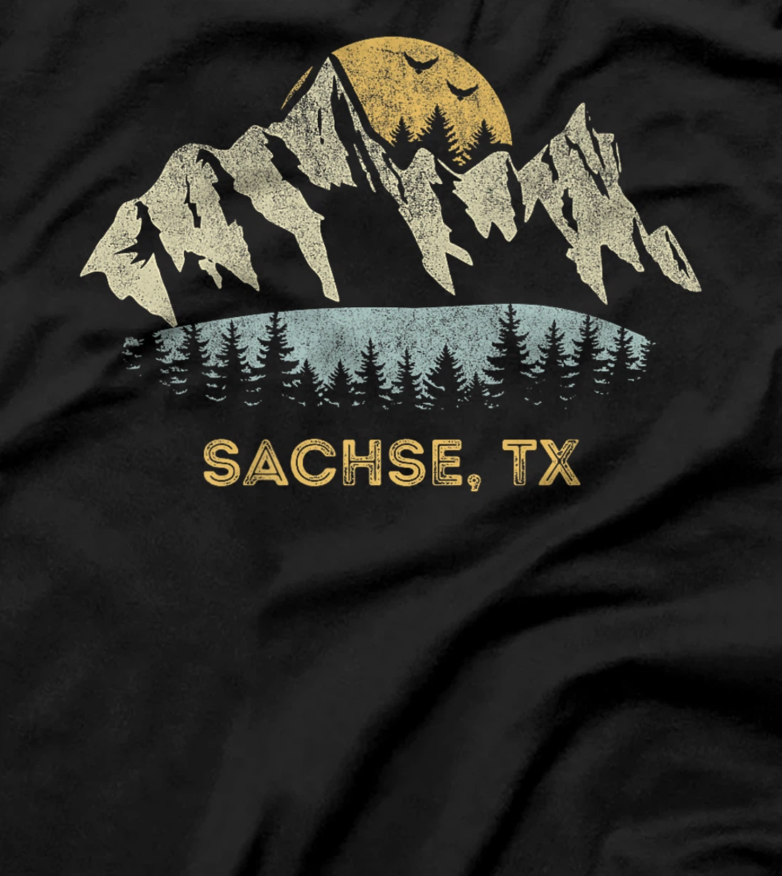 Sachse Texas Mountain Sunset Sunrise TX Premium T-Shirt