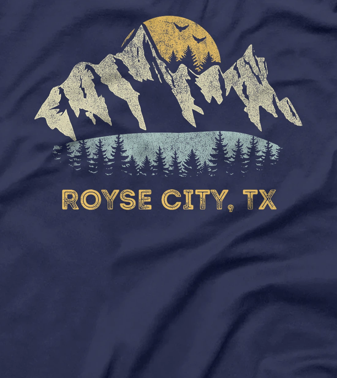 Royse City Texas Mountain Sunset Sunrise TX Premium T-Shirt