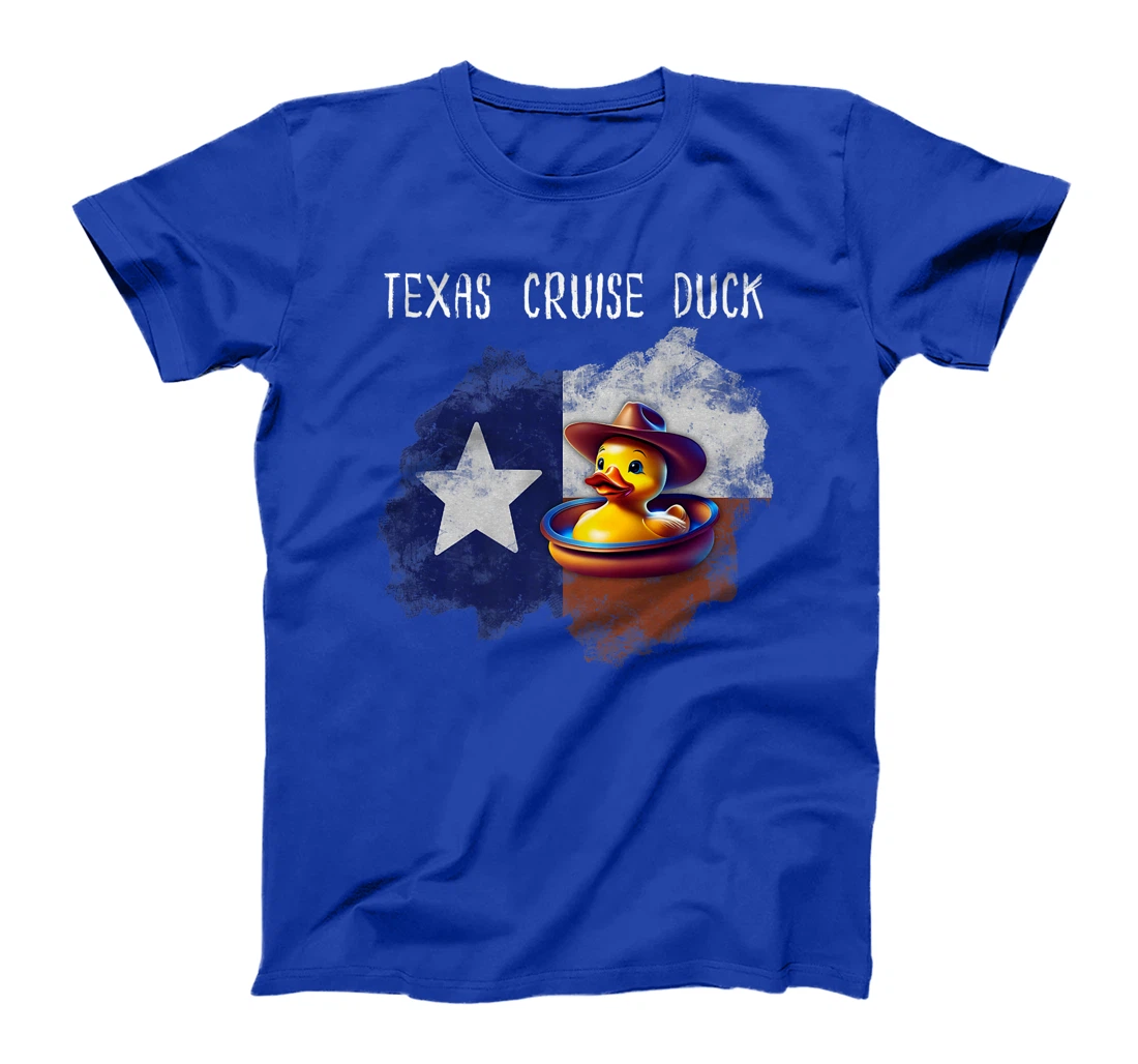 Texas Cruise Duck Star Flag Proud Red White Blue Hat Costume Premium T-Shirt