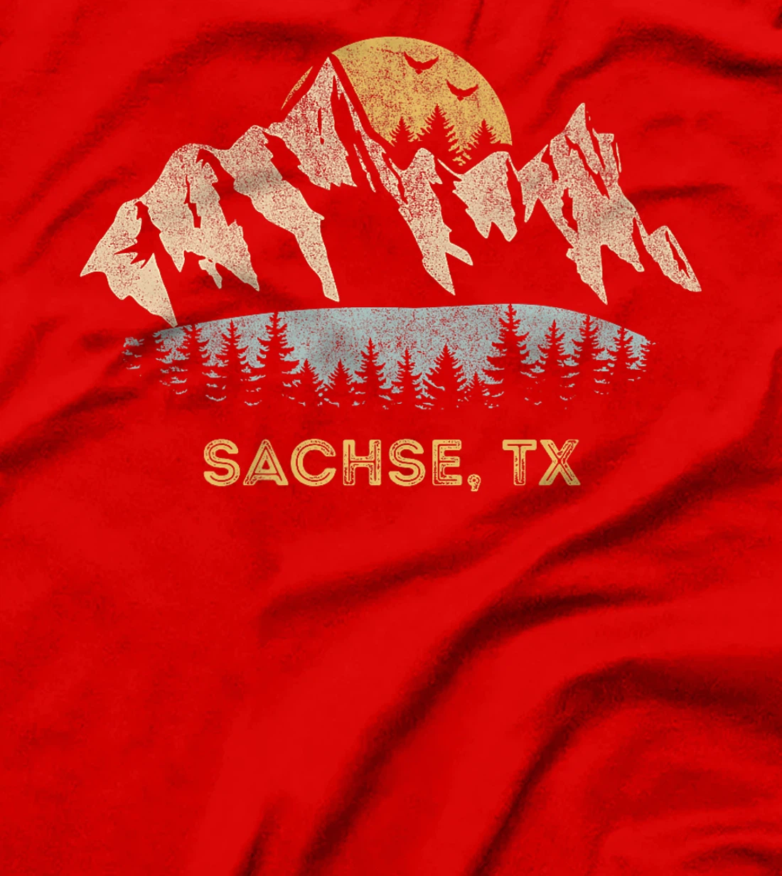 Sachse Texas Mountain Sunset Sunrise TX Premium T-Shirt