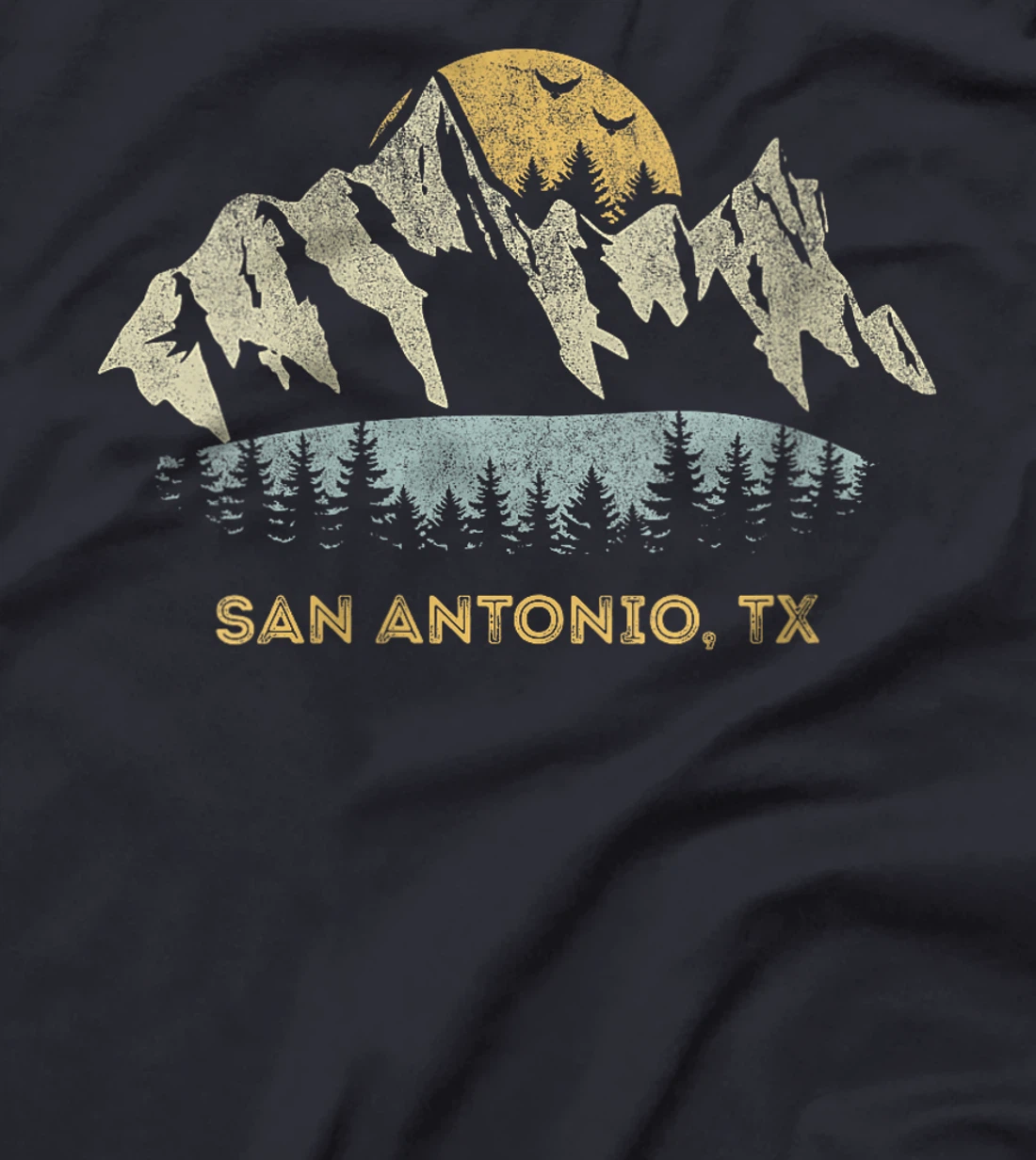 Womens San Antonio Texas Mountain Sunset Sunrise TX T-Shirt
