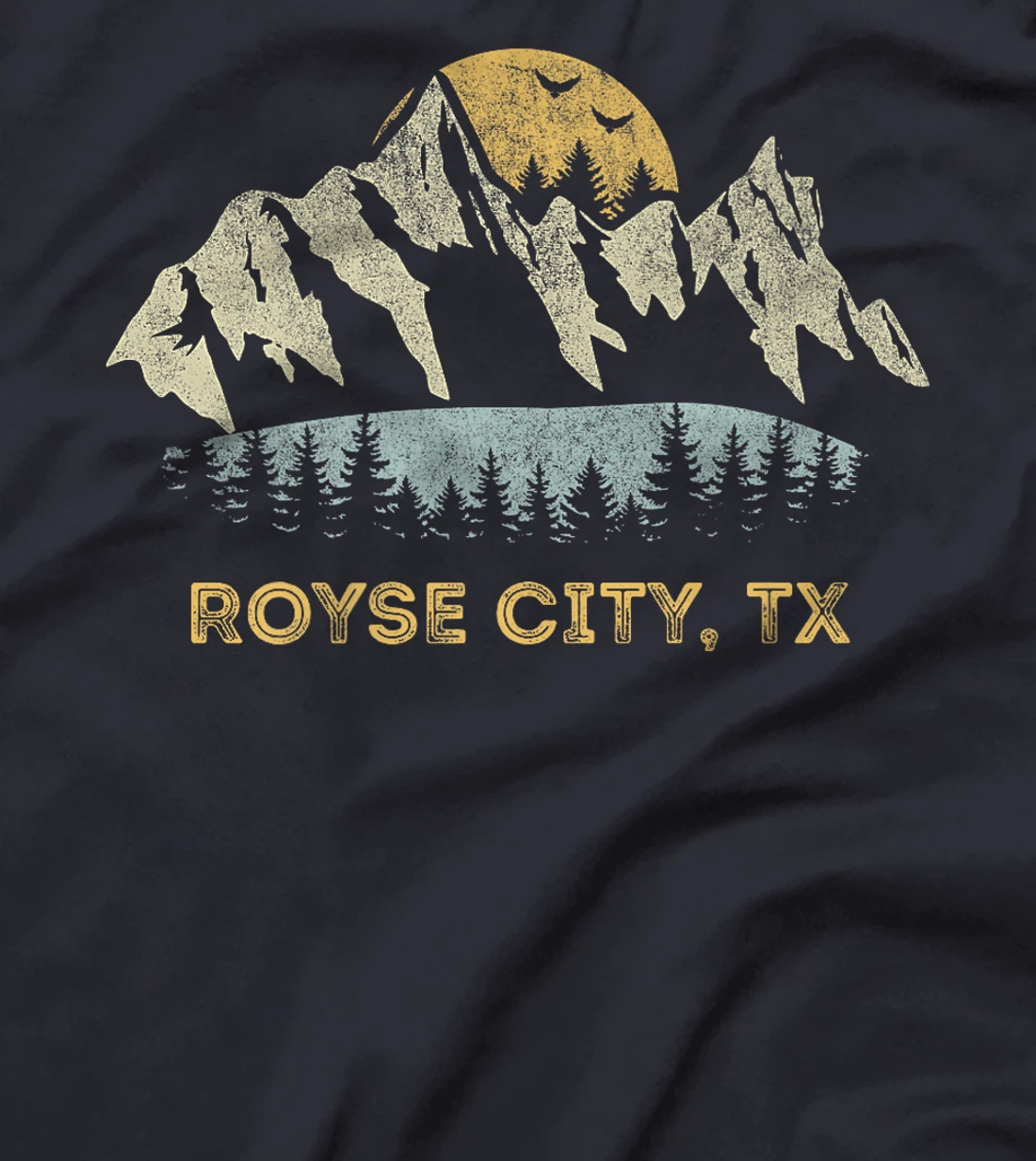 Royse City Texas Mountain Sunset Sunrise TX Premium T-Shirt