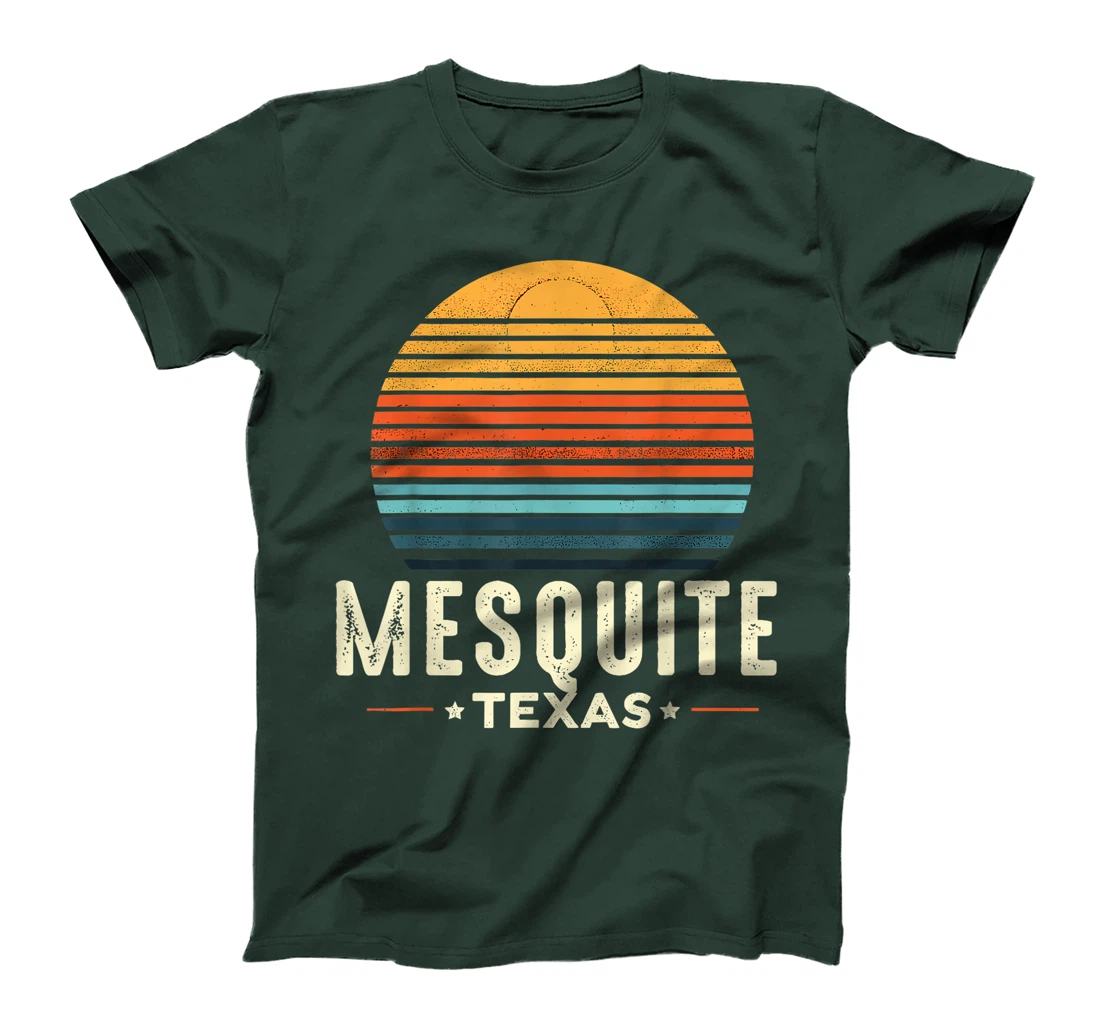Retro Sunset Mesquite Texas T-Shirt