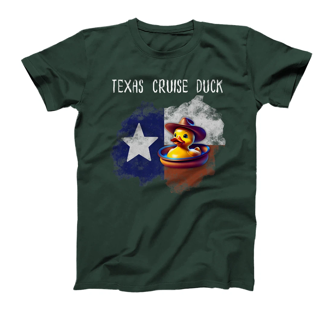 Texas Cruise Duck Star Flag Proud Red White Blue Hat Costume Premium T-Shirt