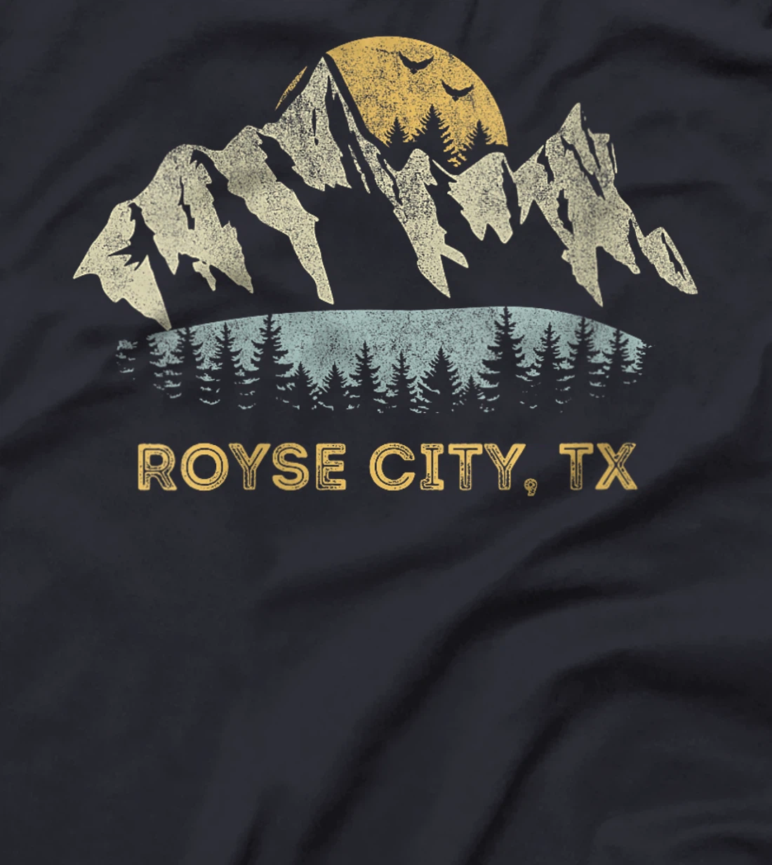 Womens Royse City Texas Mountain Sunset Sunrise TX T-Shirt