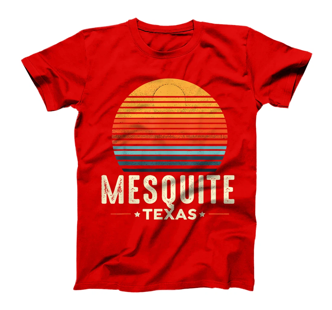 Retro Sunset Mesquite Texas T-Shirt