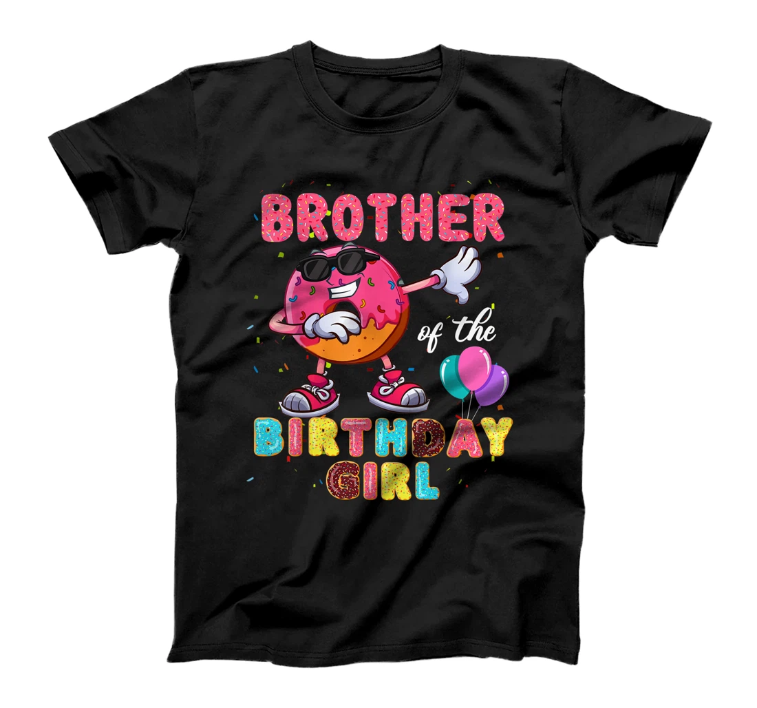 Brother of the Birthday Girl Shirts Donut Dab Birthday T-Shirt