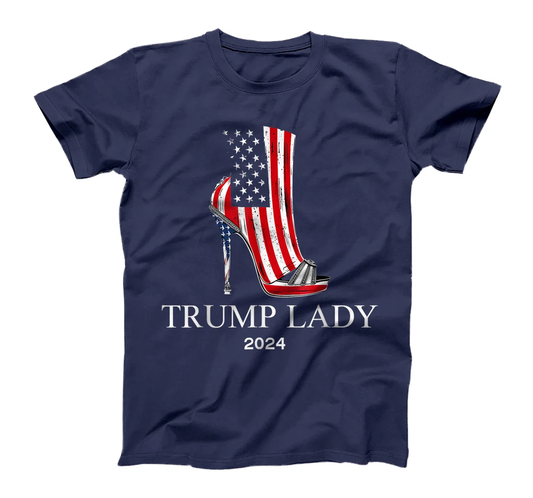 Trump Laday 2024, High heels Shoes, US Flag T-Shirt