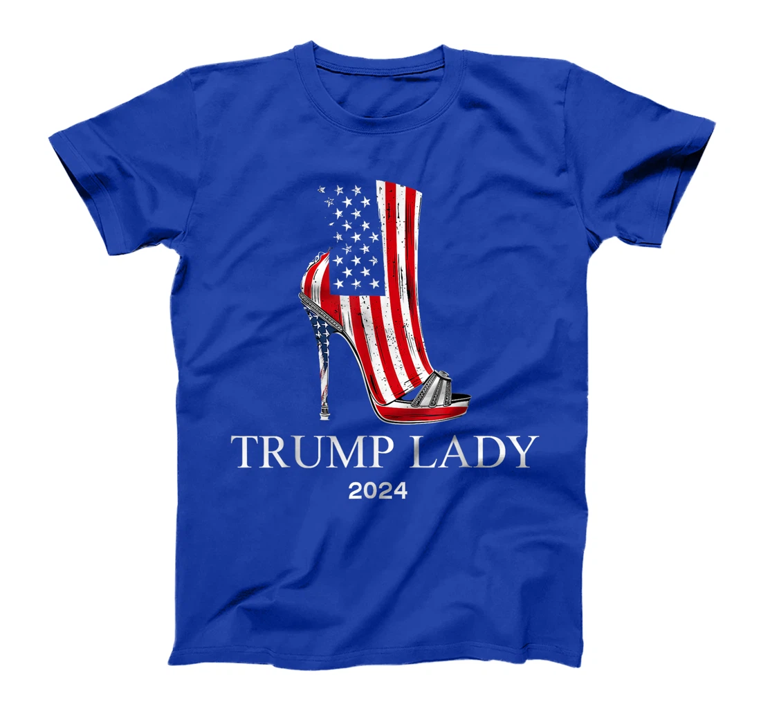 Trump Laday 2024, High heels Shoes, US Flag T-Shirt