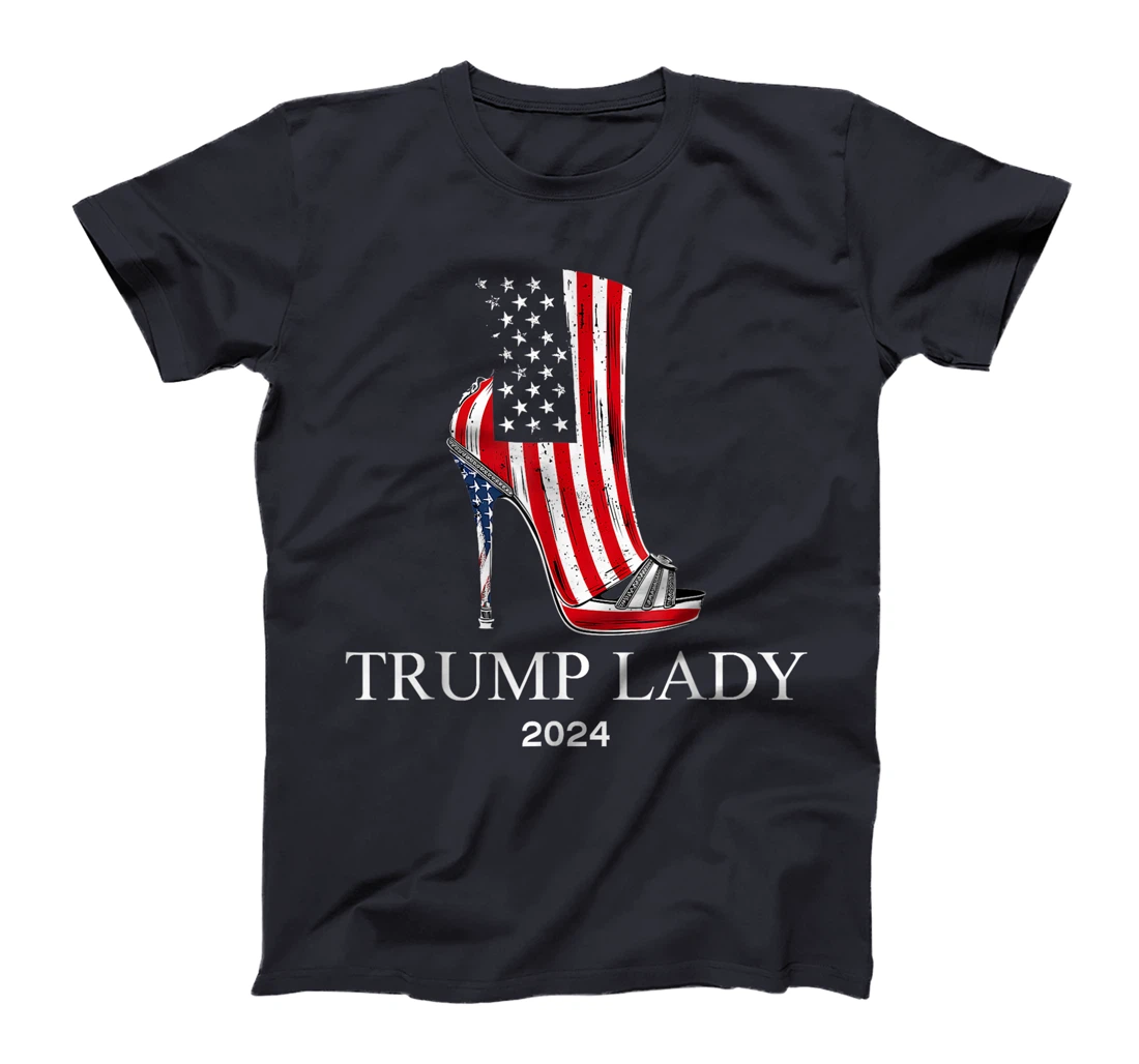 Trump Laday 2024, High heels Shoes, US Flag T-Shirt