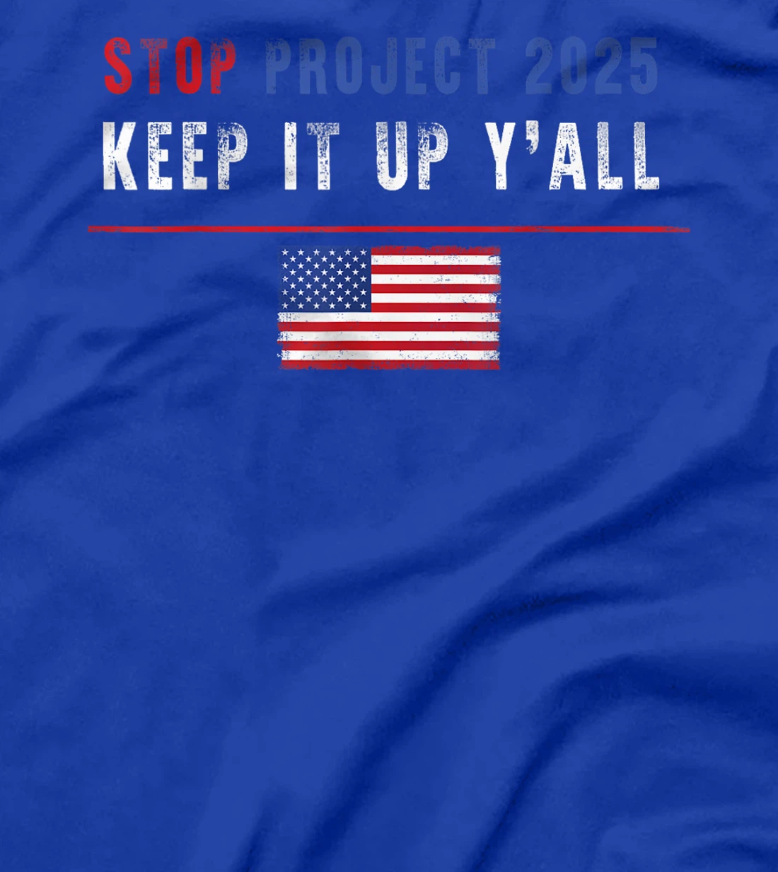 Stop Project 2025 pro Democracy Anti Trump Election 2024 T-Shirt