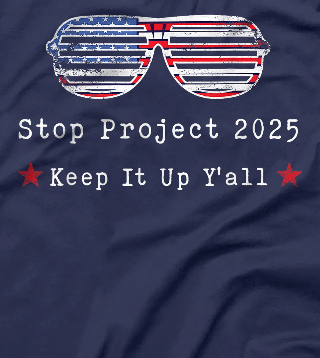 Stop Project 2025 pro Democracy Anti Trump Election 2024 T-Shirt