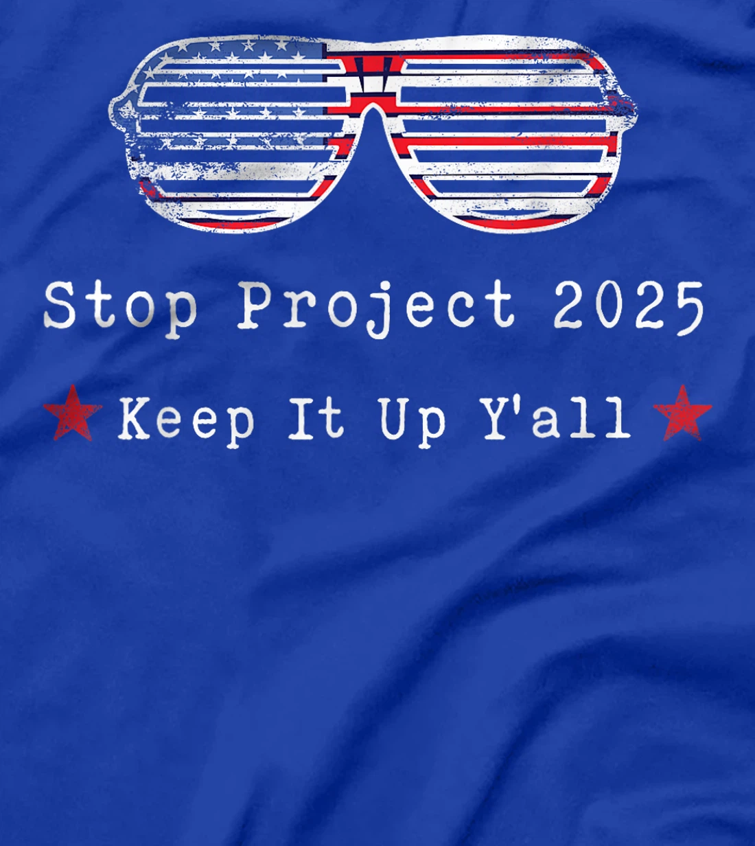 Stop Project 2025 pro Democracy Anti Trump Election 2024 T-Shirt