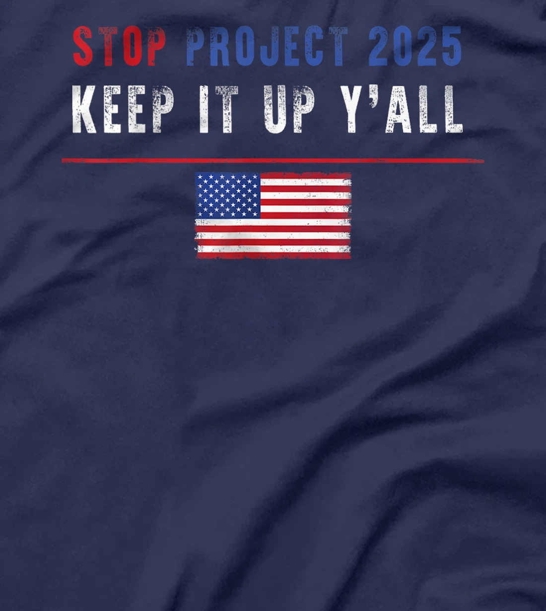 Stop Project 2025 pro Democracy Anti Trump Election 2024 T-Shirt