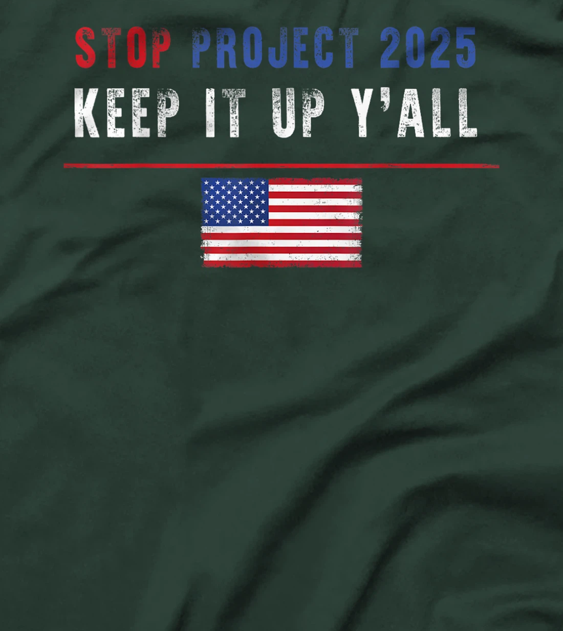 Stop Project 2025 pro Democracy Anti Trump Election 2024 T-Shirt
