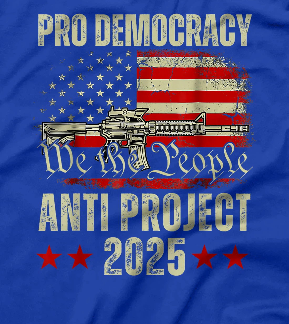 Pro Democracy Anti Project 2025 Stop Project 2025 Anti Trump T-Shirt