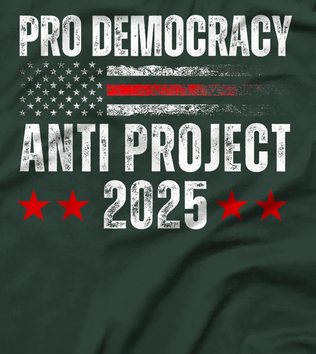 Pro Democracy Anti Project 2025 Stop Project 2025 Anti Trump T-Shirt