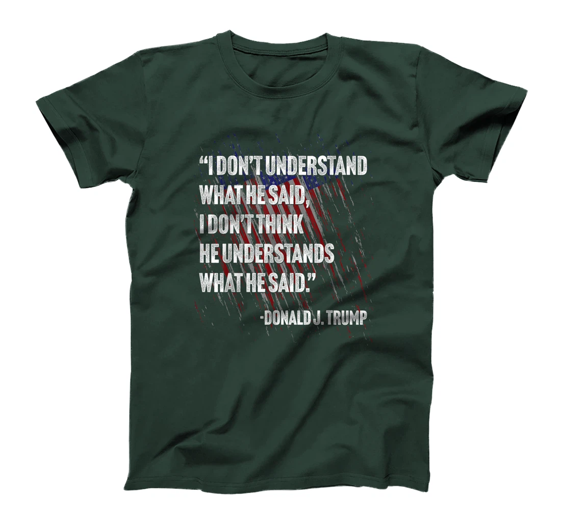 Trump Biden Presidential Debate 2024 Funny Quote T-Shirt