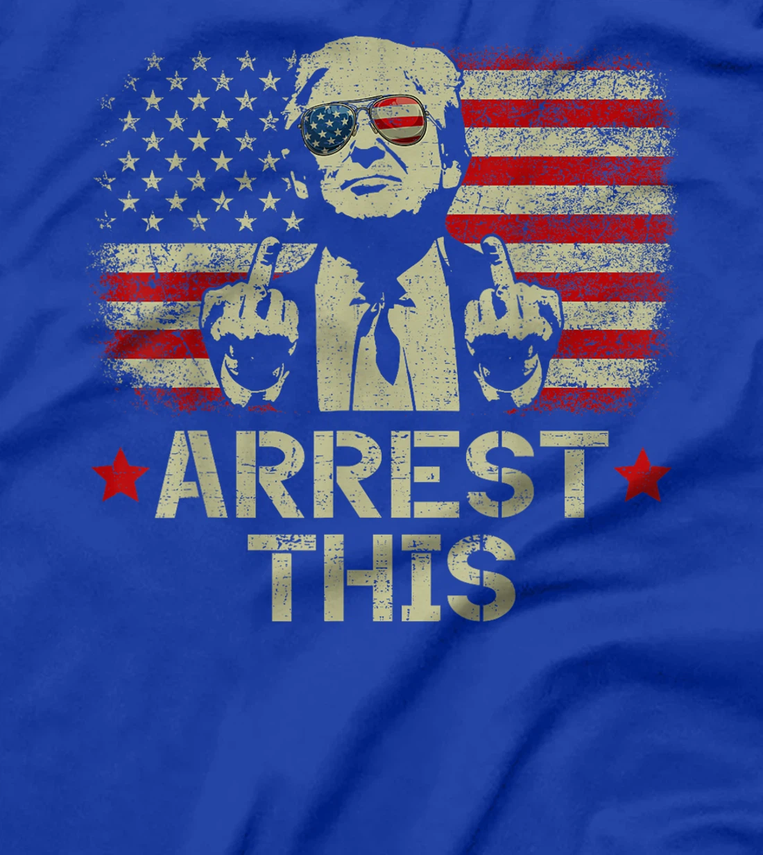 Funny Trump Arrest This Donald Trump Middle Finger President T-Shirt