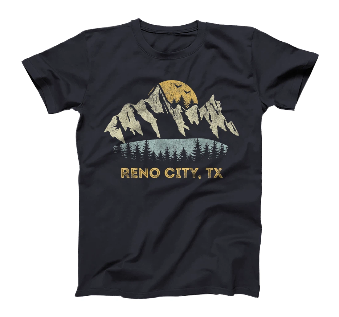 Reno City Texas Mountain Sunset Sunrise TX T-Shirt