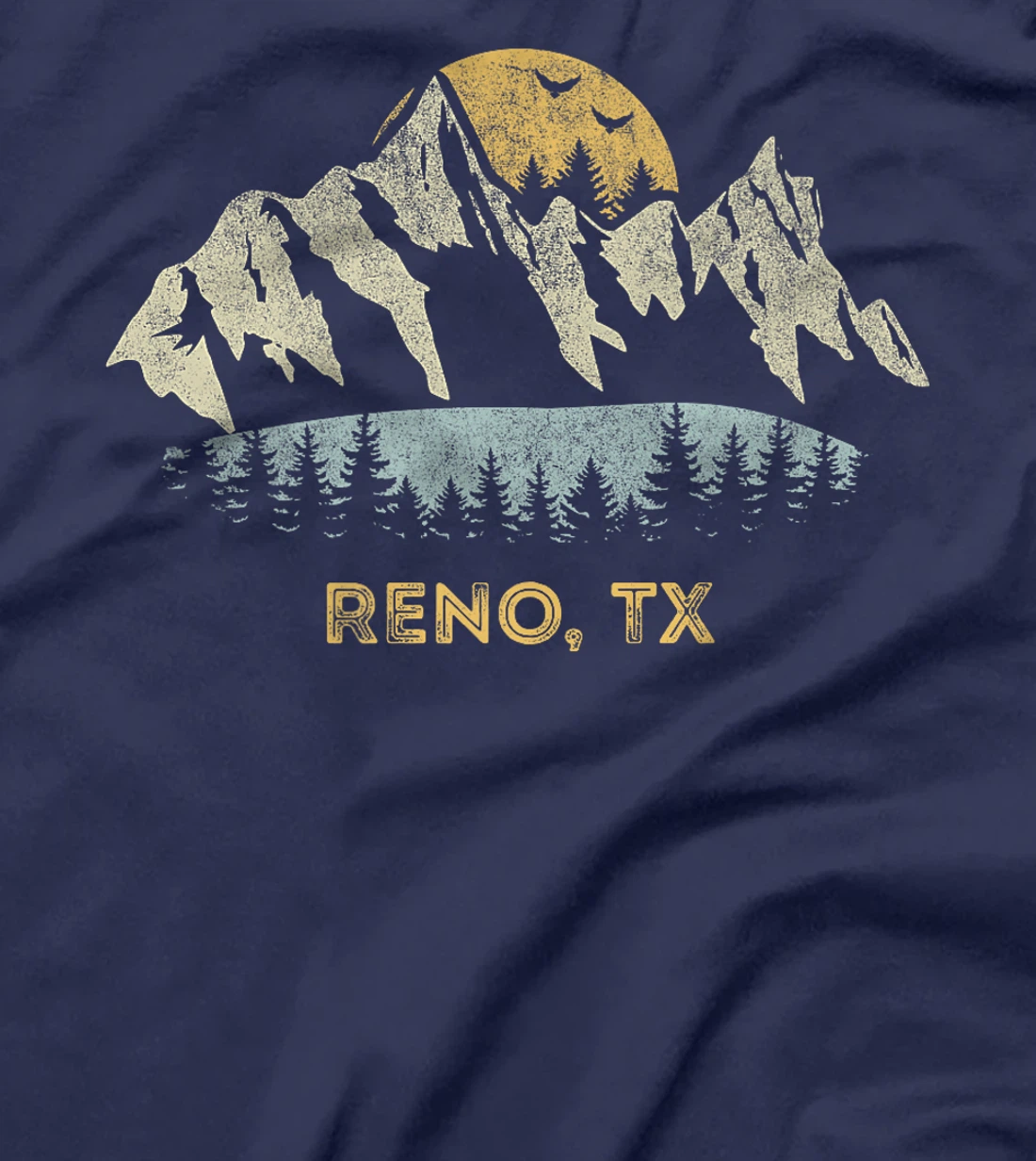 Reno Texas Mountain Sunset Sunrise TX Premium T-Shirt