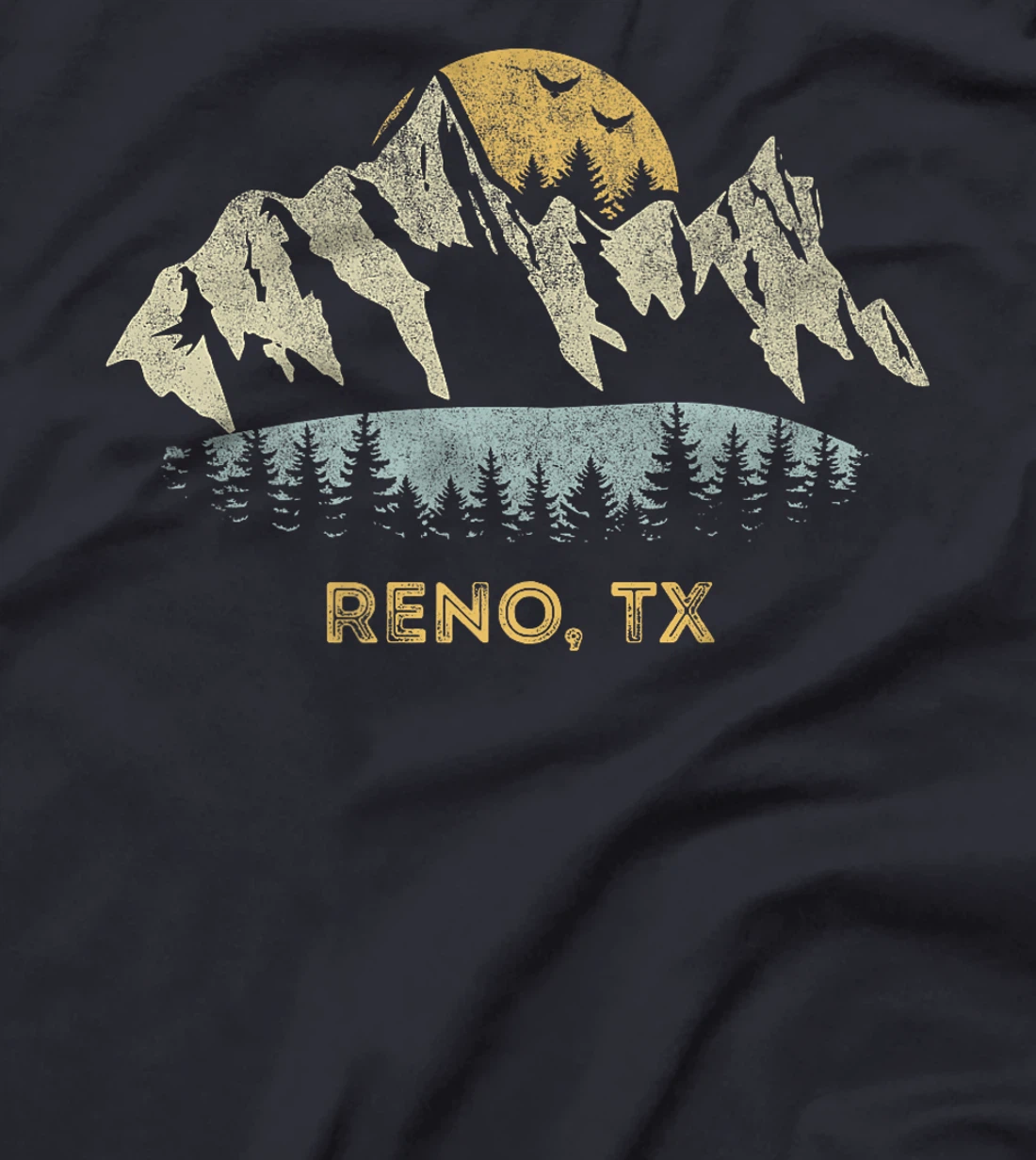 Reno Texas Mountain Sunset Sunrise TX Premium T-Shirt
