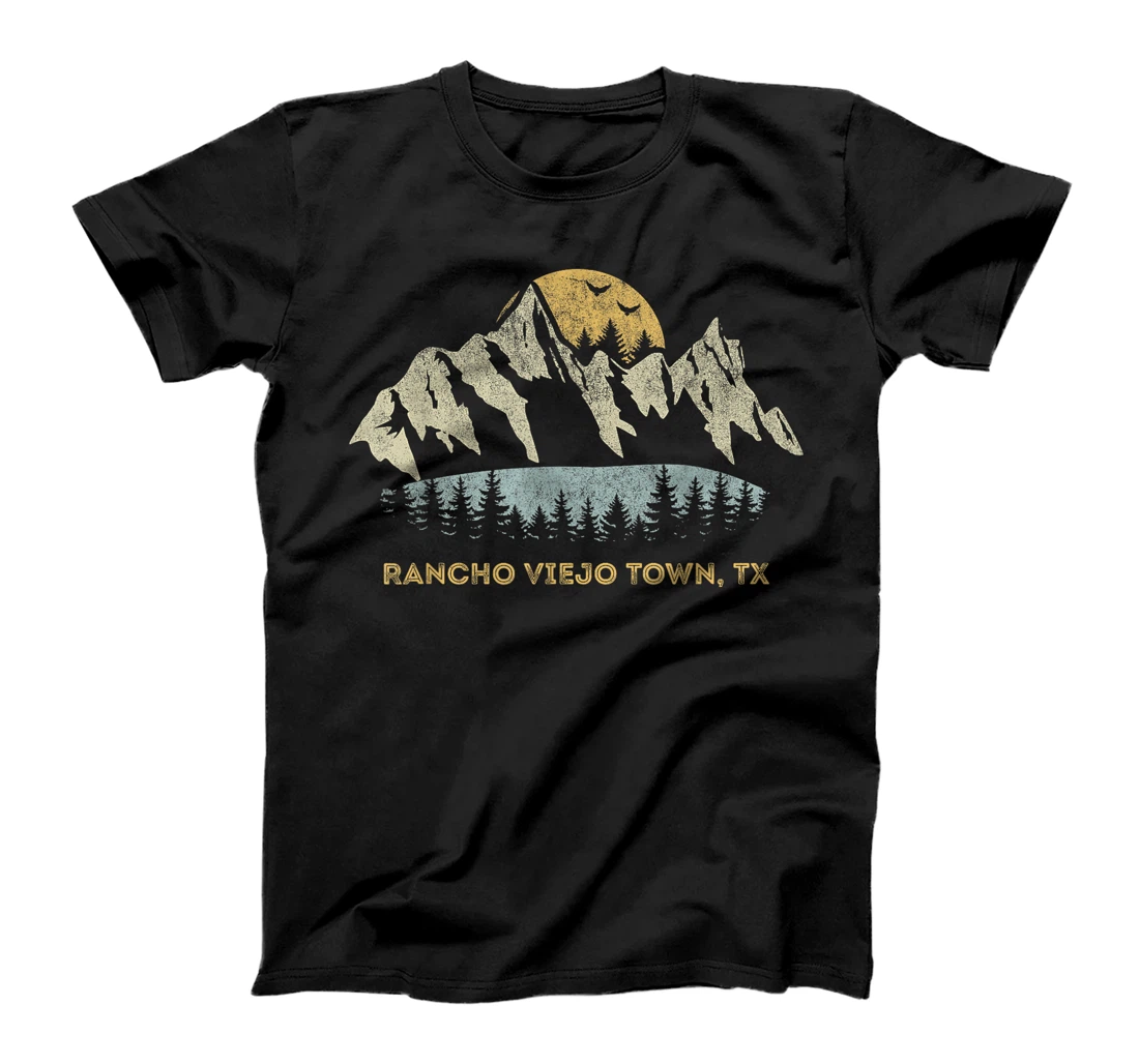 Rancho Viejo Town Texas Mountain Sunset Sunrise TX T-Shirt