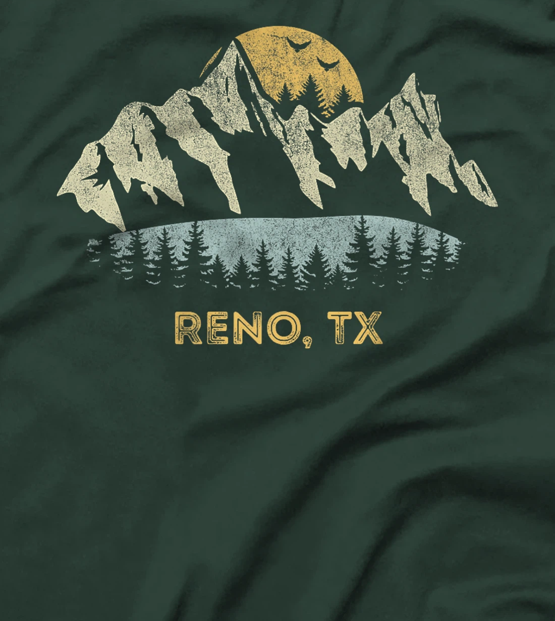 Reno Texas Mountain Sunset Sunrise TX Premium T-Shirt