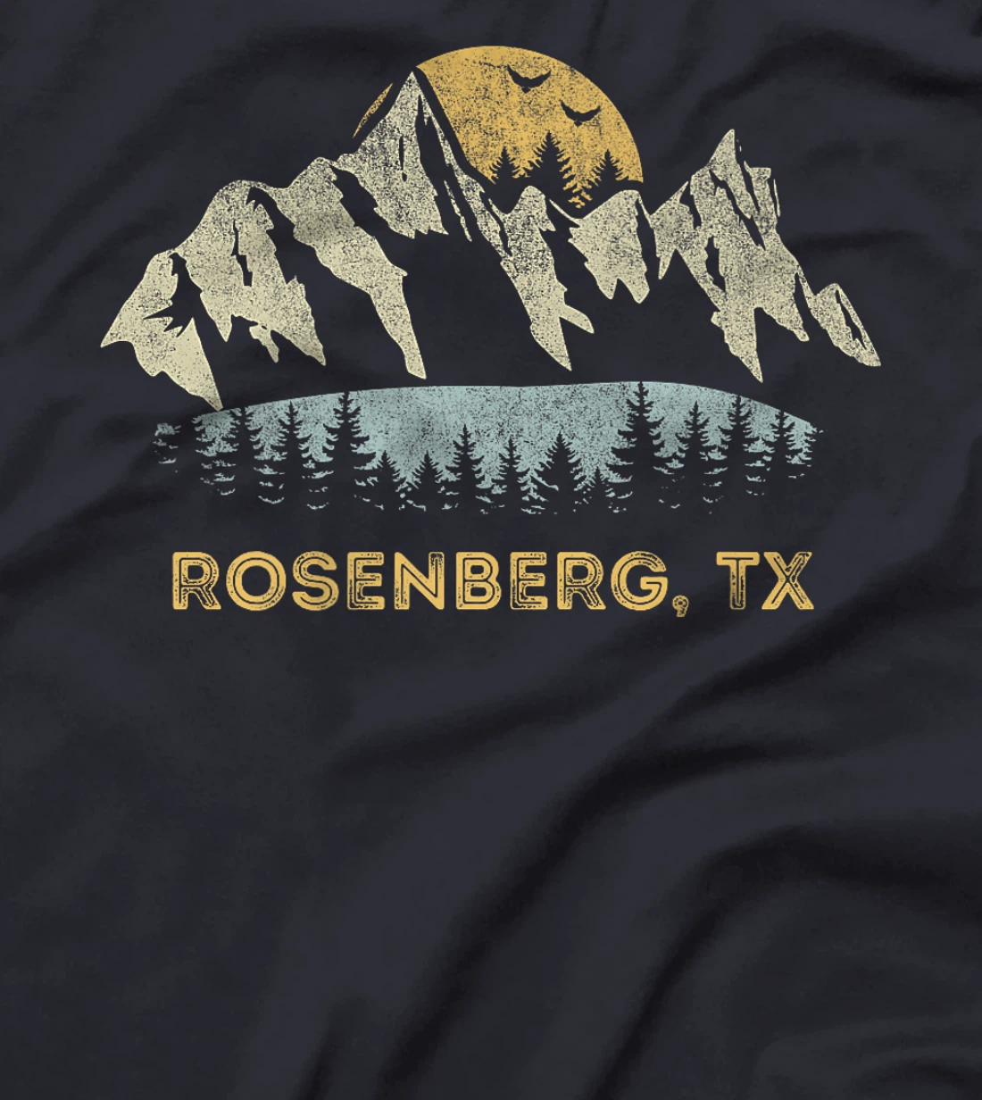Rosenberg Texas Mountain Sunset Sunrise TX Premium T-Shirt